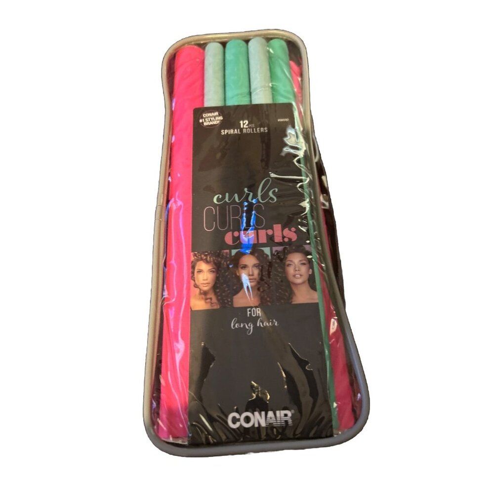 Spiral Rollers Conair 12 Pieces Curls Curls Curls For Long Hair